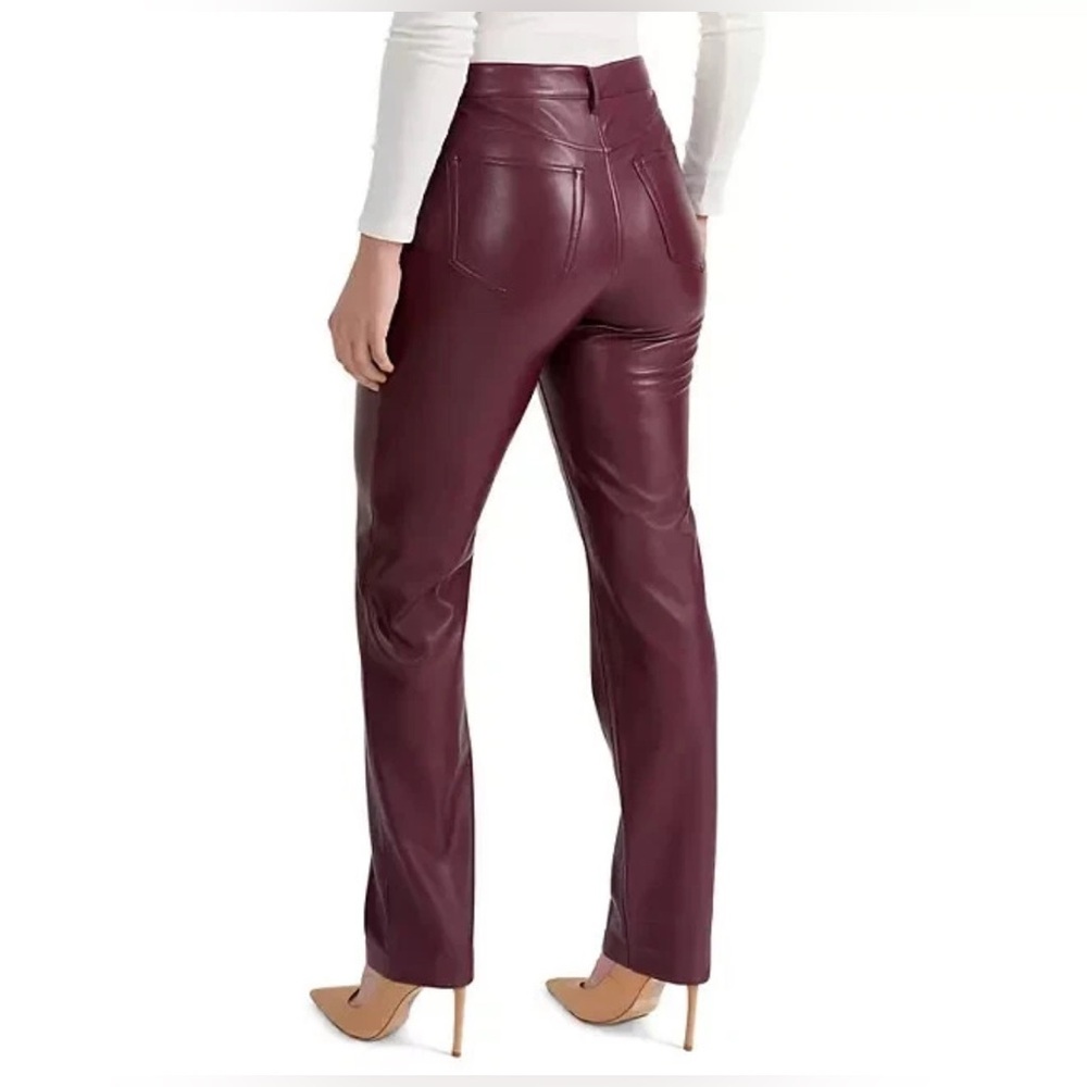 Joie Faux Leather Pants the Limited Edition Straight - Picture 6 of 7